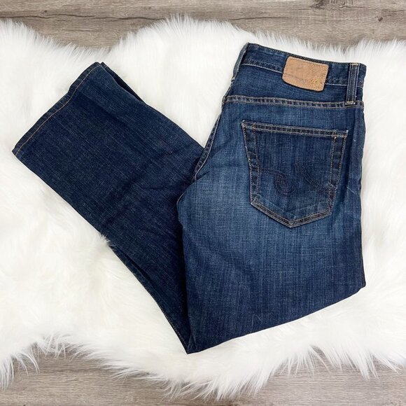 AG Adriano Goldschmied The Protege Straight Leg Jeans Mens 30 Hemmed - Picture 1 of 11